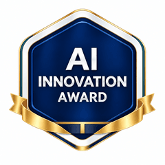 AI Innovation Award badge.