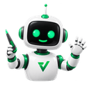 The Telvanta AI assistant holding a pen.