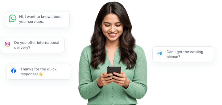 Social posts and comments converted into direct-message conversations