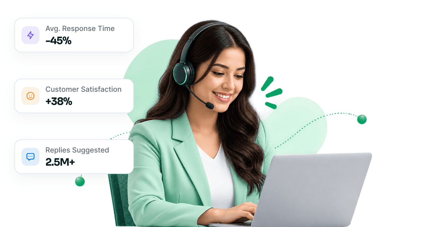 Reply suggestions at work inside a live conversation