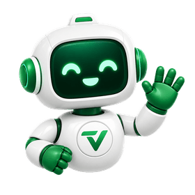 Robot agent waving hello