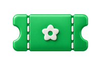 Green event ticket
