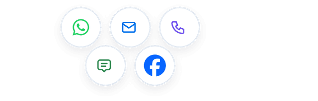 WhatsApp, email, phone, chat and Facebook tickets arriving together